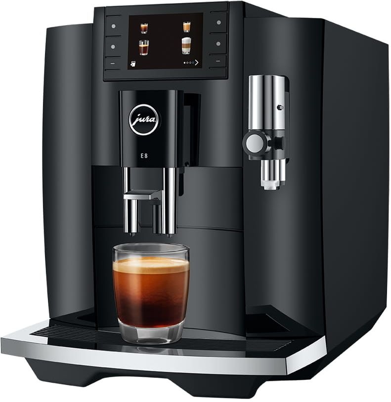JURA E8 Piano Zwart (ED) Volautomatische Koffiemachine