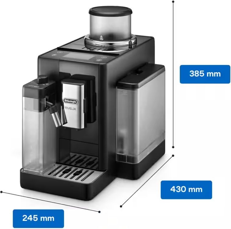 DeLonghi EXAM440.55.B Rivelia Volautomatische Koffiemachine Onyx Zwart — foto 4