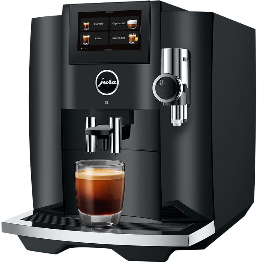 JURA S8 Piano Zwart (EB) Volautomatische Koffiemachine