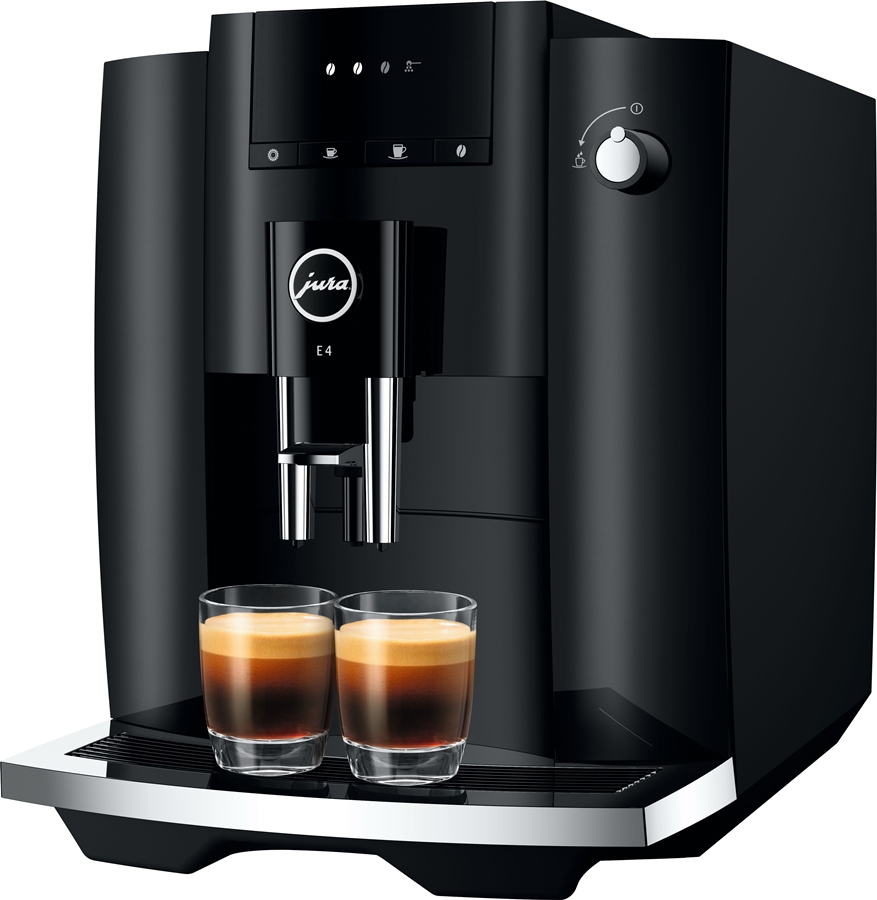 JURA E4 Piano Zwart (EA) Volautomatische Koffiemachine