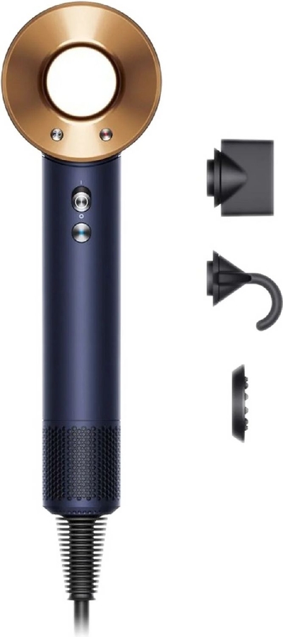 Dyson Supersonic Straight & Wavy Föhn - Haardroger Blauw Copper